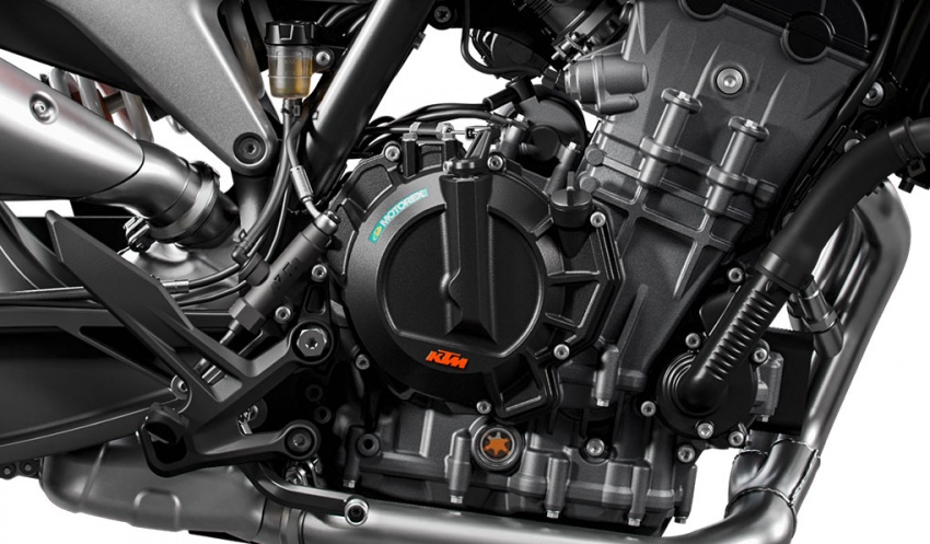 KTM Duke 790 tunjukkan enjin baru dua silinder selari 734733