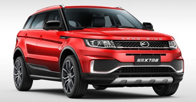 Landwind X7 facelift debuts in China with new styling