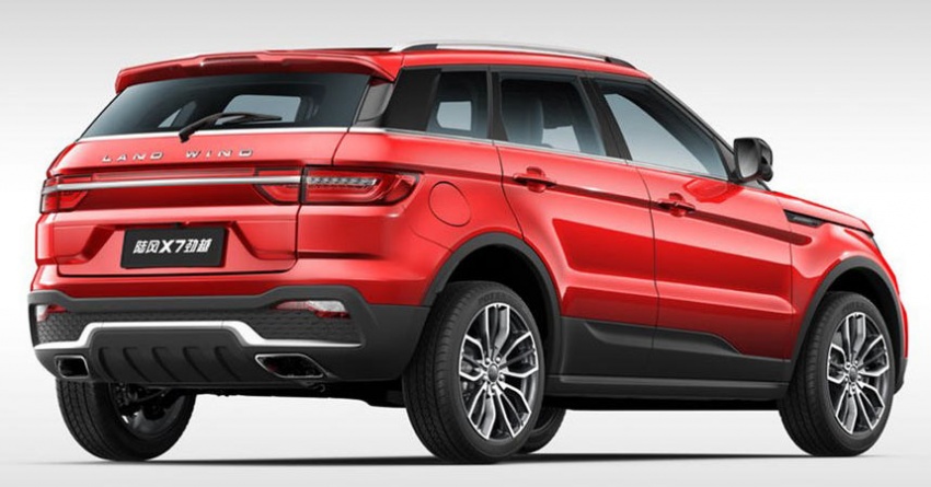 Landwind X7 facelift debuts in China with new styling 730986