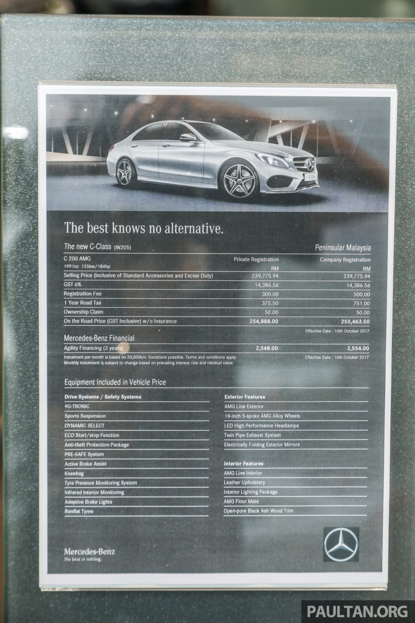 GALLERY: Mercedes-Benz C200 AMG Line – RM255k 731044