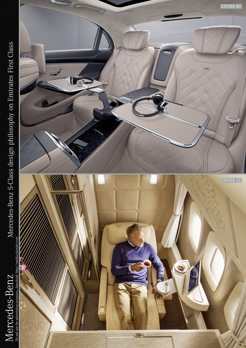 Mercedes-Benz S-Class inspires Emirates Airline’s redesigned First Class Suite in the Boeing 777 737258