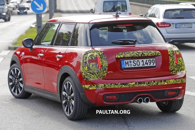 SPIED: MINI Cooper S 5 Door facelift gets new engines