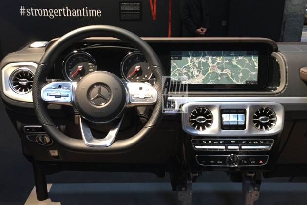 Next-gen Mercedes-Benz G-Class dashboard leaked