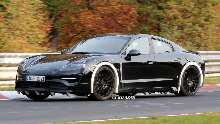 SPIED: Porsche Mission E seen at the Nurburgring 738251