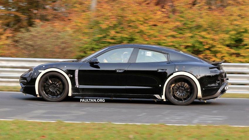 SPIED: Porsche Mission E seen at the Nurburgring 738253