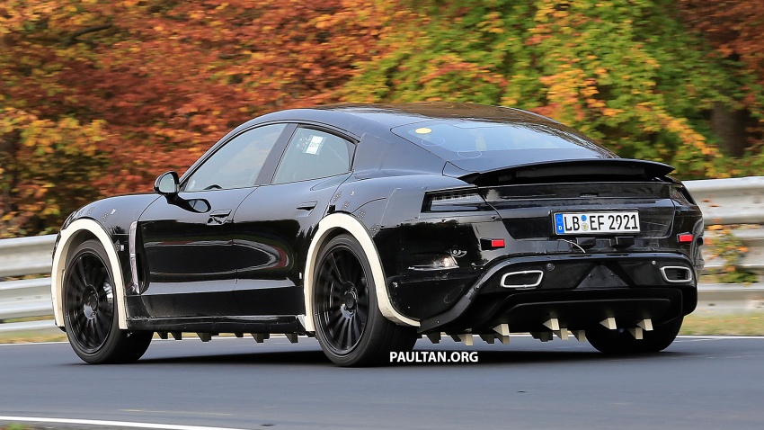 SPIED: Porsche Mission E seen at the Nurburgring 738256