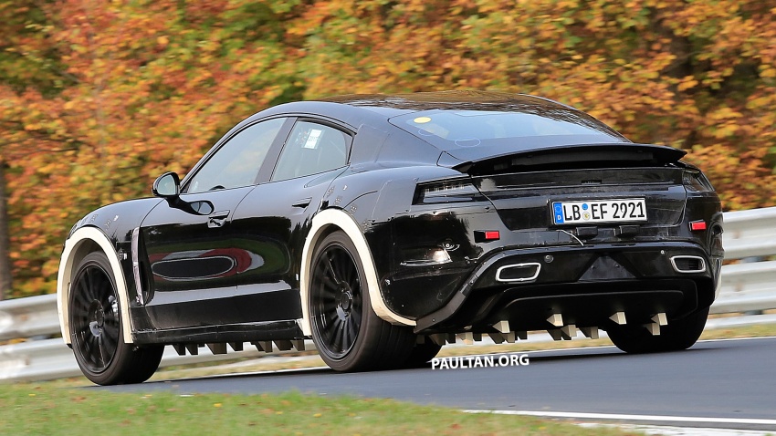 SPIED: Porsche Mission E seen at the Nurburgring 738257