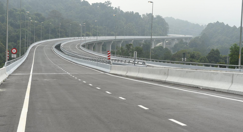 Jalan Pintas Rawang telah mula dibuka pada lalu lintas 745077