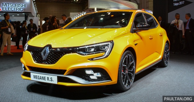 Tokyo 2017: Renault Megane RS baharu turut dipamerkan, 1.8 liter turbo berkuasa 280 hp/390 Nm