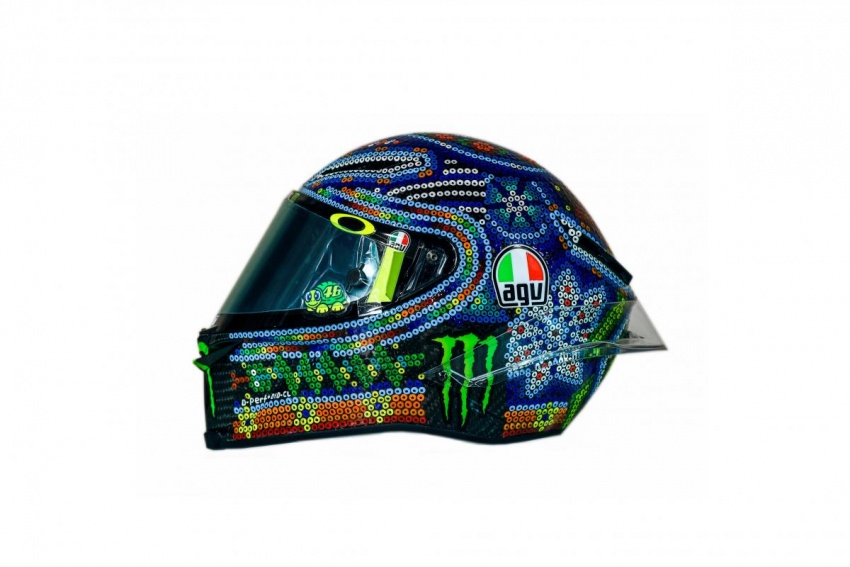 Grafik helmet terbaru Rossi ambil inspirasi dari Mexico 744673