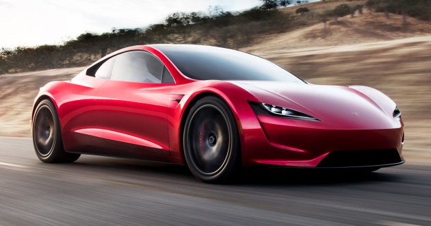 Tesla Roadster with SpaceX thrusters: 0-96 km/h, 1.1s?
