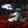 Tesla Semi – futuristic truck with Enhanced Autopilot; 0-97 km/h sprint in 20 seconds with 36-tonne load