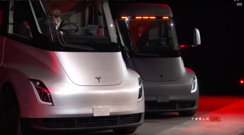 Tesla Semi – trak elektrik sepenuhnya yang mampu memecut dari 0-97 km/j dalam masa hanya 5 saat 740179