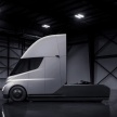 Tesla Semi – futuristic truck with Enhanced Autopilot; 0-97 km/h sprint in 20 seconds with 36-tonne load