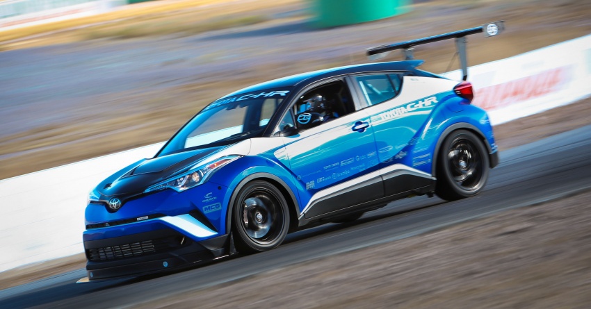 Toyota races to SEMA with 600 hp C-HR, tuned Camrys 730919