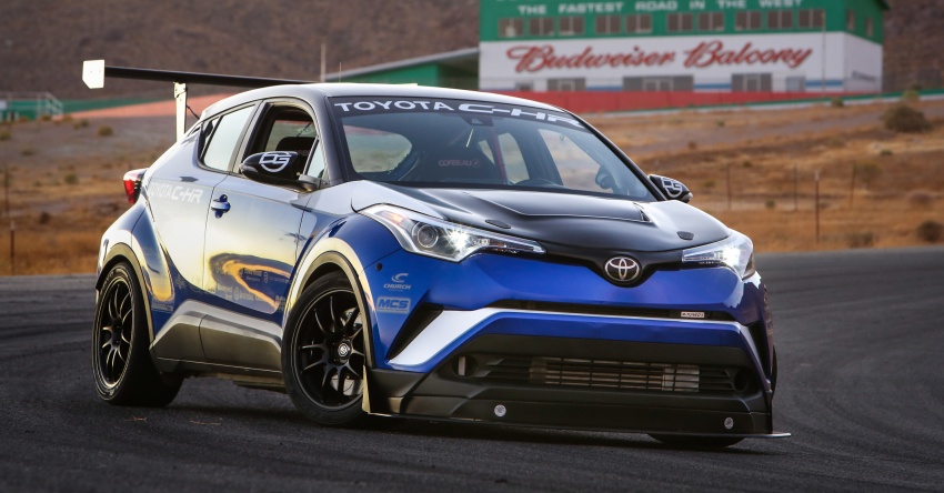 Toyota races to SEMA with 600 hp C-HR, tuned Camrys 730923