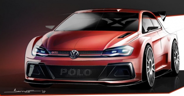 Volkswagen Polo GTI R5 previewed, debuts in 2018