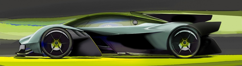 Aston Martin Valkyrie AMR Pro teased in sketches 740594