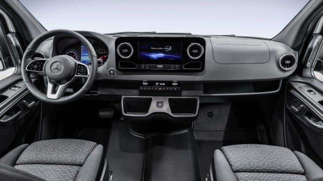 Mercedes-Benz Sprinter – next-gen van interior shown