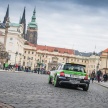 Skoda celebrates WRC2 win with city centre taxi rides