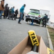 Skoda celebrates WRC2 win with city centre taxi rides