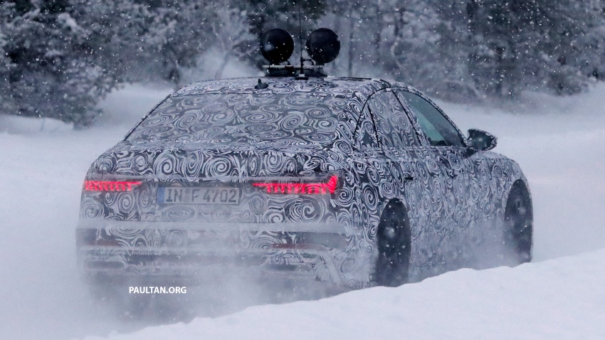 SPIED: C8 Audi A6 spotted – new production lamps? 747805
