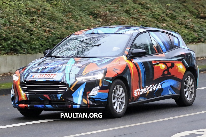 2018 Ford Focus officially teased with colourful camo 753777