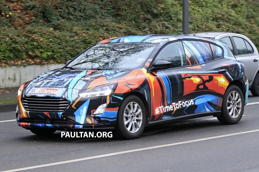 2018 Ford Focus officially teased with colourful camo 753778