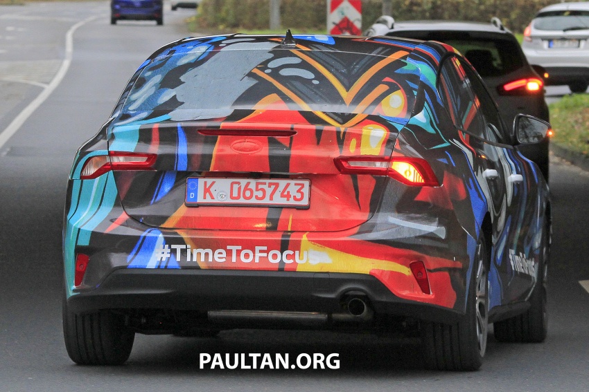2018 Ford Focus officially teased with colourful camo 753825