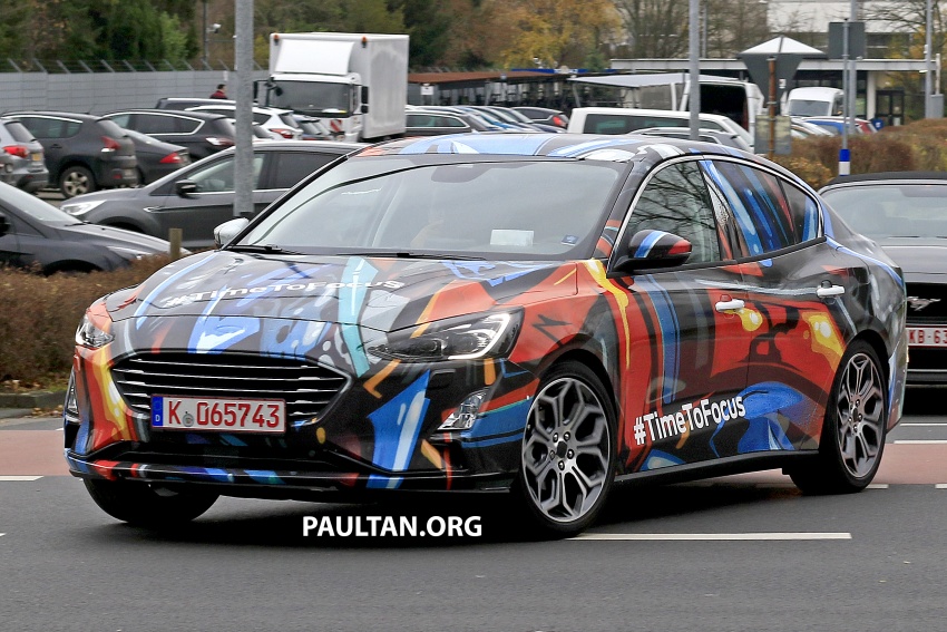 2018 Ford Focus officially teased with colourful camo 753789