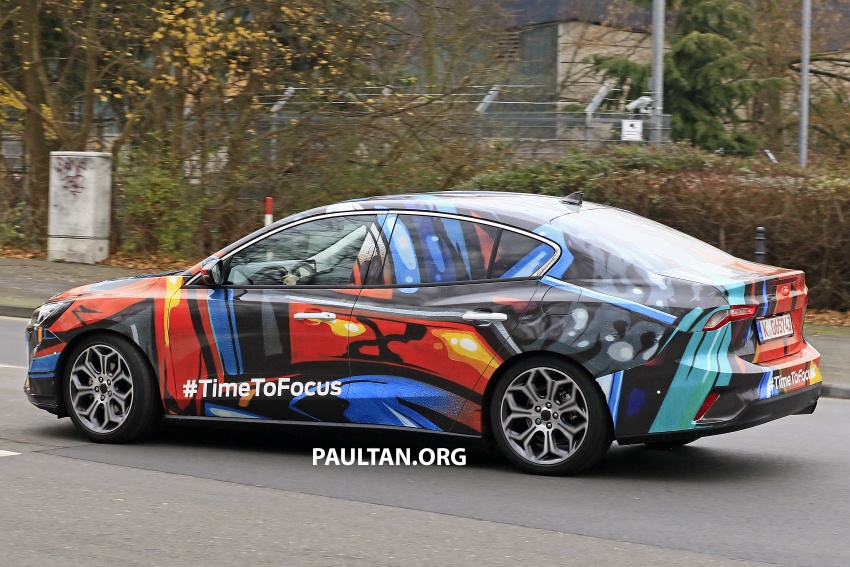 2018 Ford Focus officially teased with colourful camo 753812