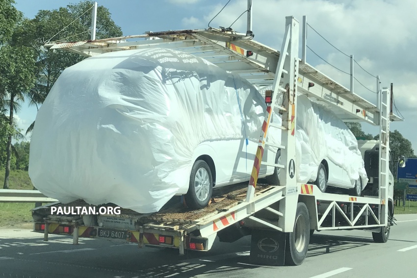 SPYSHOTS: 2018 Nissan Serena spotted on a trailer 747350
