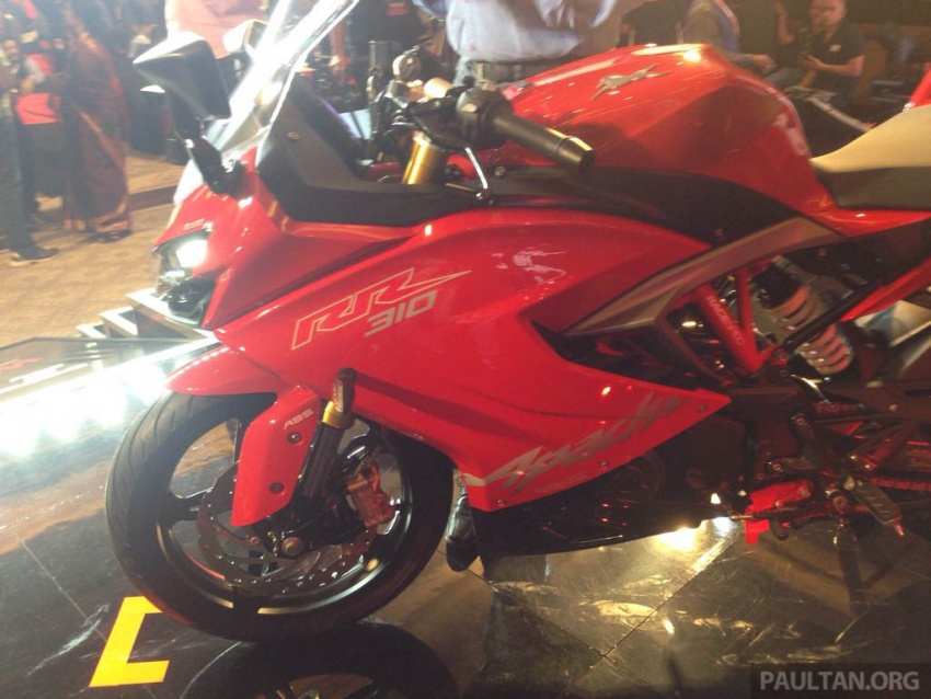 TVS Apache RR 310 2018 dilancarkan di India – asas dari BMW Motorrad G 310, 34 hp, harga RM12,939 747871