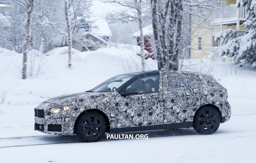 SPYSHOTS: BMW 1 Series goes testing out in the cold 754902