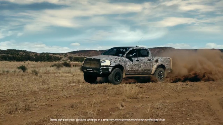VIDEO: Ford Ranger Raptor teaser reveals Baja and Sport drive modes; diesel engine a strong possibility? 749692