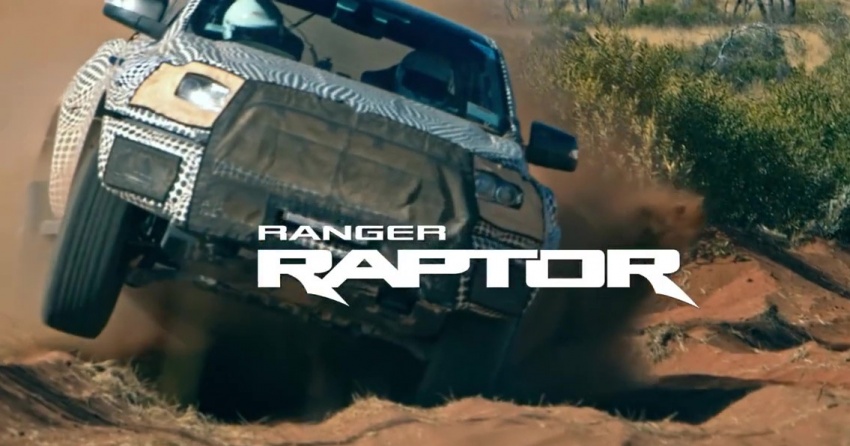 VIDEO: Ford Ranger Raptor teaser reveals Baja and Sport drive modes; diesel engine a strong possibility? 749693