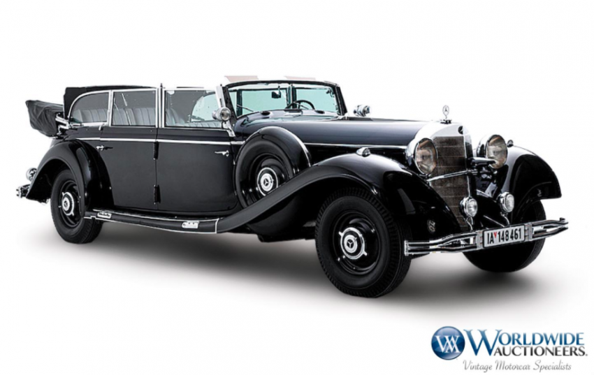 Mercedes-Benz 770K Grosser Tourenwagen tahun 1939 milik Hitler bakal dilelong di Amerika Syarikat 753005