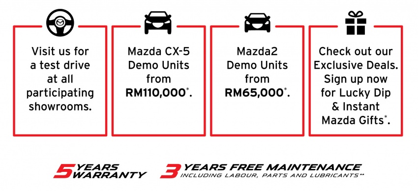 Mazda Festive Carnival – demo units from RM65,000 750197