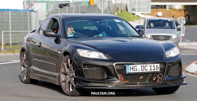 SPYSHOT: Mazda uji enjin Wankel Rotary generasi baharu pada badan RX-8 di litar Nürburgring, Jerman