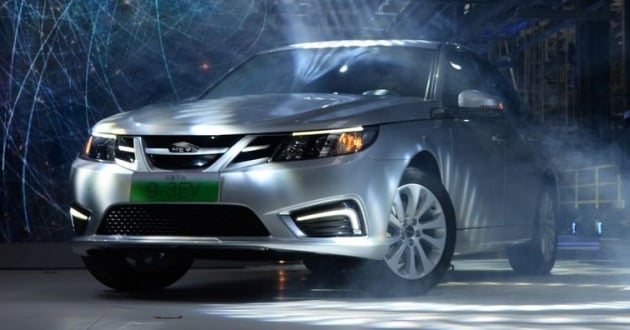 NEVS 9-3 all-electric sedan production starts in China