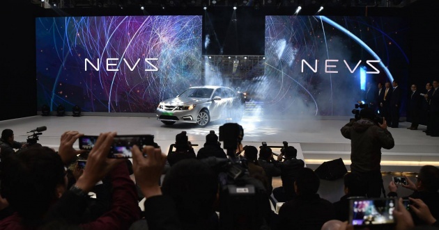 NEVS 9-3 all-electric sedan production starts in China