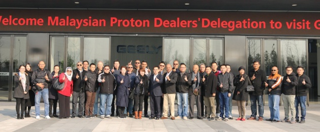 Proton bawa pengedar tinjau operasi Geely di China