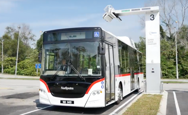 Putra NEDO EV bus revealed – Malaysia’s first rapid charge electric bus goes into operation in Putrajaya