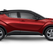 Toyota C-HR open for booking in Thailand – 1.8 NA, Hybrid, Safety Sense; from 9XXk baht, Q1 2018 launch