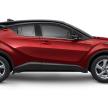 Toyota C-HR masuk pasaran Thai pada suku pertama 2018, sudah boleh ditempah; 1.8 NA dan Hybrid