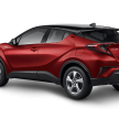 Toyota C-HR masuk pasaran Thai pada suku pertama 2018, sudah boleh ditempah; 1.8 NA dan Hybrid