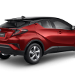 Toyota C-HR masuk pasaran Thai pada suku pertama 2018, sudah boleh ditempah; 1.8 NA dan Hybrid