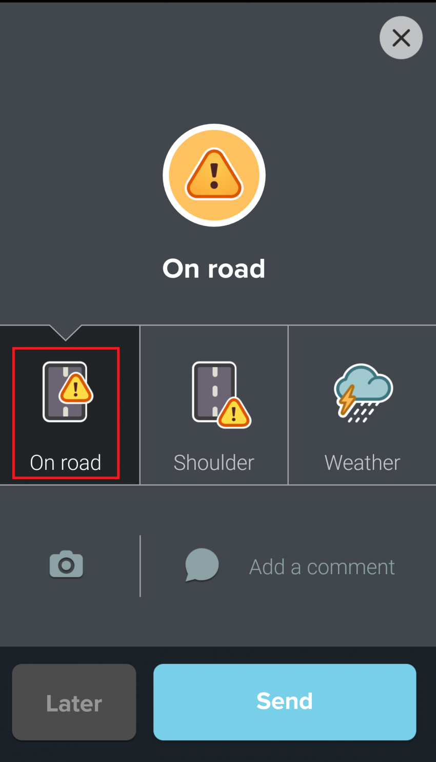 Reporting potholes in Selangor with the Waze app 749835
