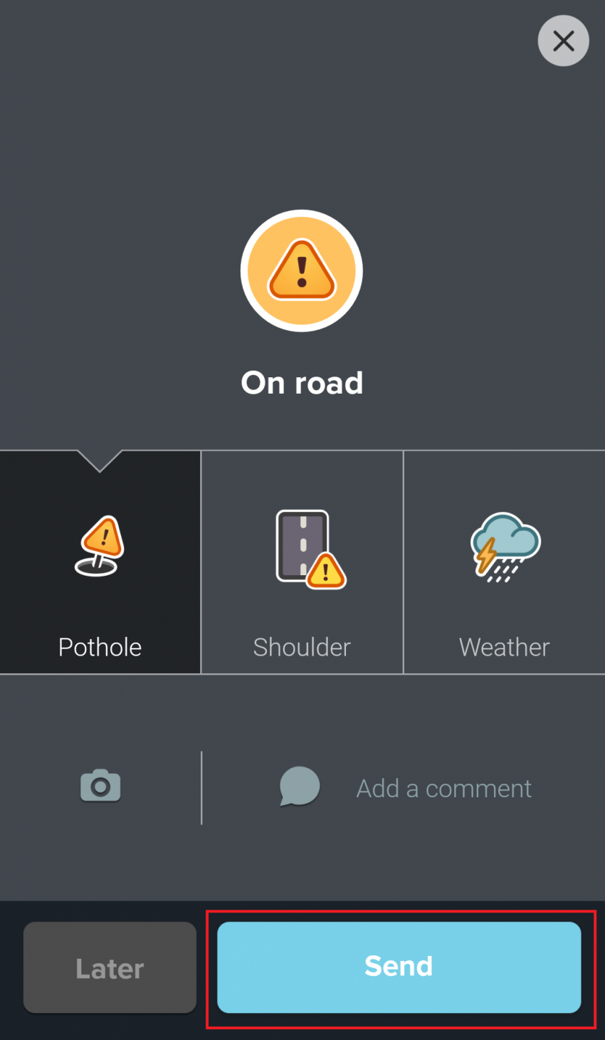 Reporting potholes in Selangor with the Waze app 749837