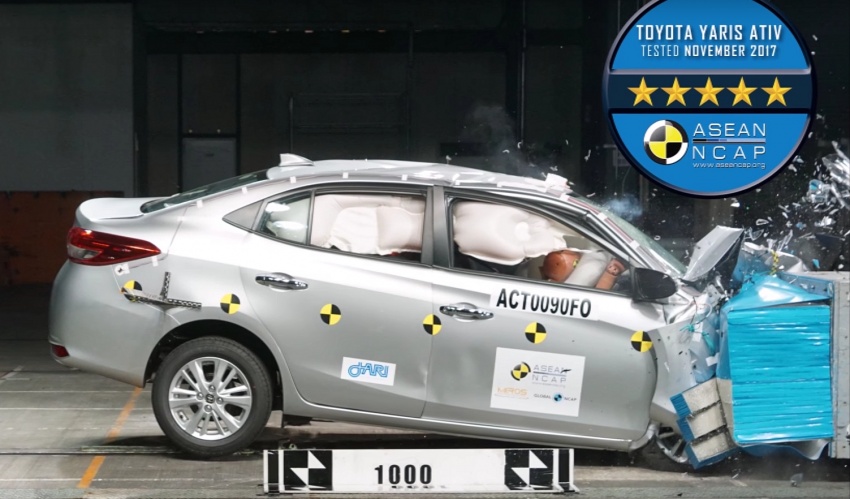 2018 Toyota Vios gets five-star ASEAN NCAP rating – two other vehicles get zero-stars in Q4 2017 testing 752514